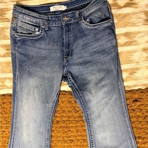 Classic Blue Bootcut Jeans for Men